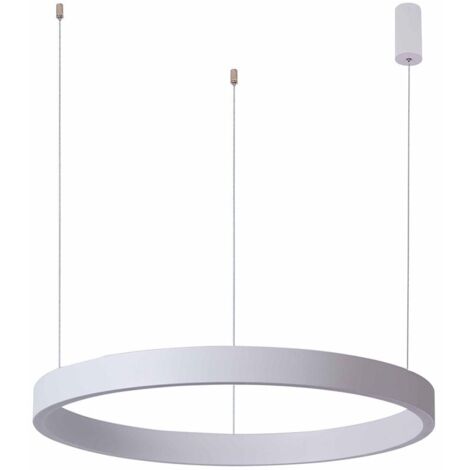 Lámpara colgante LED 60W BRASCO DOWN PND56215080RPPWH3KS4KTRDIMM Italux (1/2)