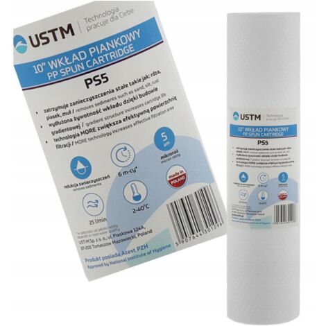 CARTUCHO DE ESPUMA USTM DE 5 MICRAS PARA SÓLIDOS (1/5)