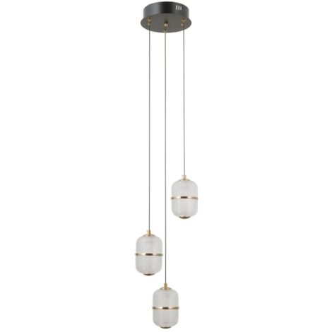 Lámpara colgante LED 15W ALANI PND343753BK Italux (1/4)