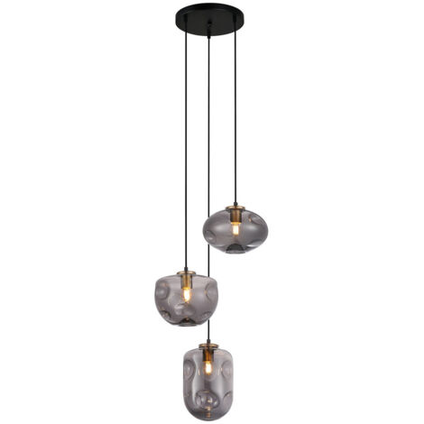 Italux Hatella Lámpara de techo colgante moderna de 3 luces, E27