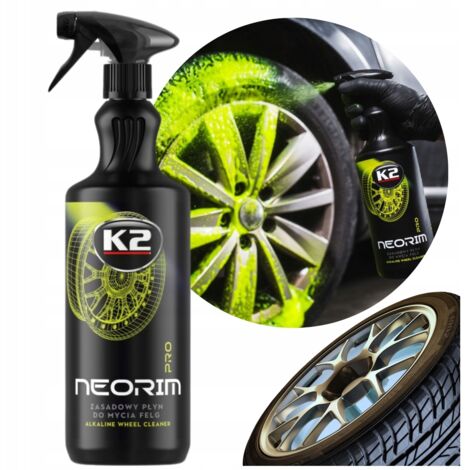K2 Neorim PRO Líquido alcalino para lavado y limpieza de llantas y neumáticos de coche 1L (1/5)