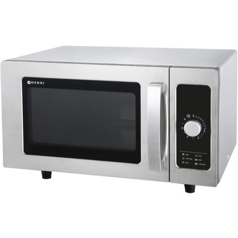 Horno microondas profesional con temporizador, 1000W, capacidad 25L (1/2)