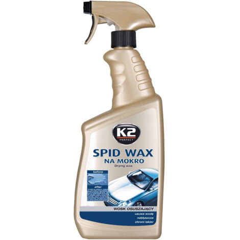 Cera sintética líquida secante para coche K2 SPID WAX de 700 ml (1/5)