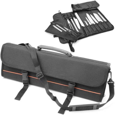 Bolsa de chef para 10 cuchillos de hasta 450 mm 510 x 50 x 170 mm - Hendi 856277 (1/4)