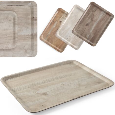 Bandeja de servicio laminada de madera clara 430 x 330 mm - Hendi 508862