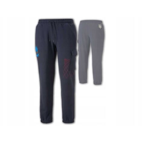 Y4126 Puma Olympique Marseille ftblCulture Cargo Pants pantalones de chándal M (1/4)