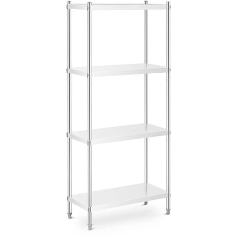 Estantería metálica de almacenamiento para hostelería hasta 200 kg 80 x 40 x 180 cm (1/5)