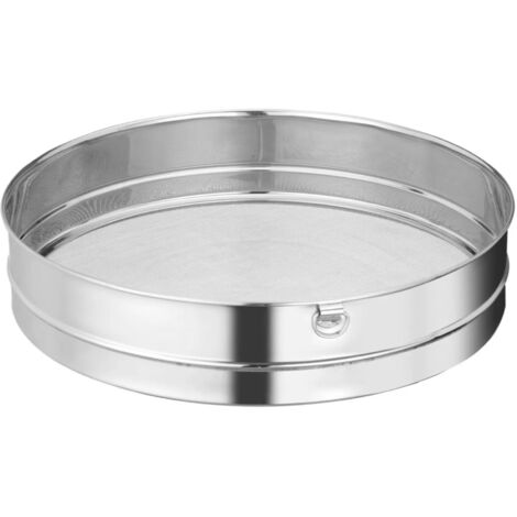 Tamiz de acero denso para tamizar harina, diámetro 358 x 76 mm (1/2)