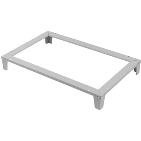 Base con patas para armario de seguridad Mega-M J-80 (80 cm de ancho, 50 cm de profundidad, 10 cm de alto). (1/5)