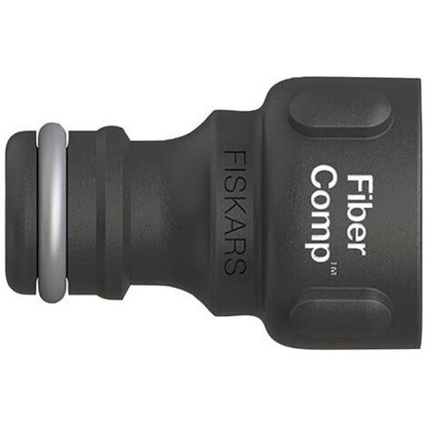 FISKARS FIBERCOMP Adaptador de grifo Conexión de grifo para manguera de agua 26,5 mm (1/3)
