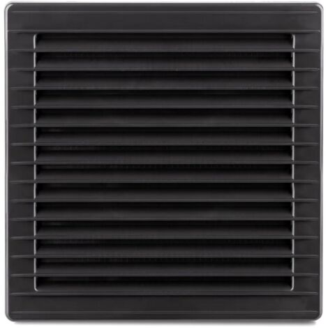 REJILLA DE VENTILACIÓN CON MALLA 170170, FI 120 GRAFITO - RX 02-258 (1/3)
