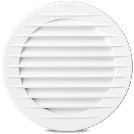 REJILLA REDONDA CON MALLA DE DIÁMETRO 150 BLANCA - RX 02-152 (1/2)