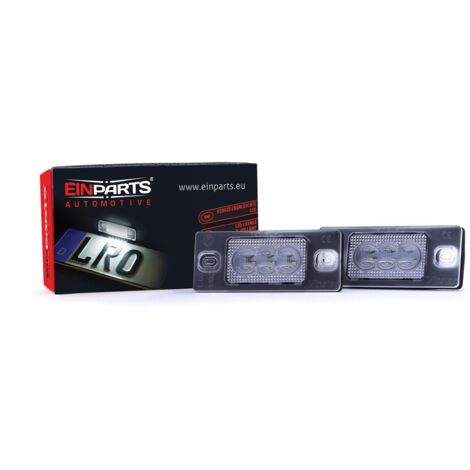 Luces LED para matrícula (6000 K, blanco frío, 12 V, CANBUS) para Porsche Cayenne, VW Bora, Golf IV/V, Passat B5 FL, Tiguan y Touareg. (1/4)
