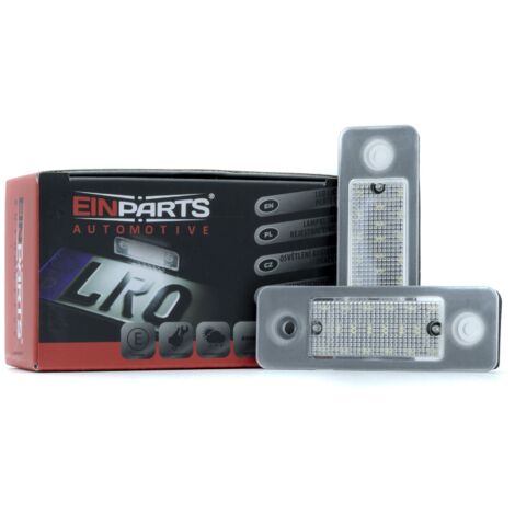 Luces LED para matrícula, 6000 K, blanco frío, 12 V, CANBUS, para Volvo C30 (2008-2013) (1/5)