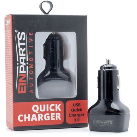 Cargador de coche USB-C PD/PPS y QC 3.0 - Carga rápida x 2 puertos (1/5)