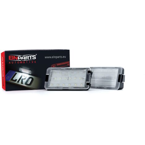 Luces LED para matrícula, 6000 K, blanco frío, 12 V, CANBUS, para Seat Altea, Arosa, Ibiza II/III/IV, Córdoba I/II, León, Toledo III