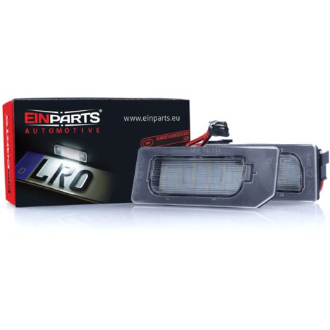 Luces LED para matrícula, 6000 K, blanco frío, 12 V, CANBUS, para Mitsubishi ASX (2010-2019) (1/4)
