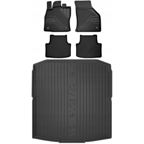 SET 77 Alfombrillas y tapete Skoda Octavia 4 LB desde 2019-