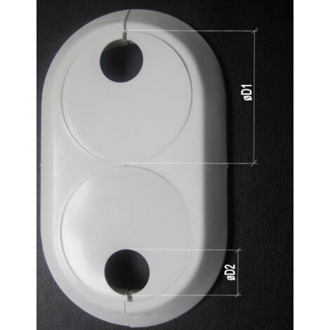 Tapones De Goma Negros 100 Mm Diámetro Interno - Cubierta Para Tubos, Tornillos, Patas De Muebles