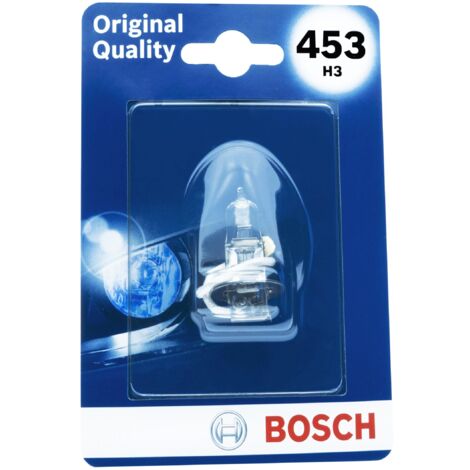Bombilla halógena Bosch H3 12 V 3200 K amarilla 55 W PK22s, 1 ud.