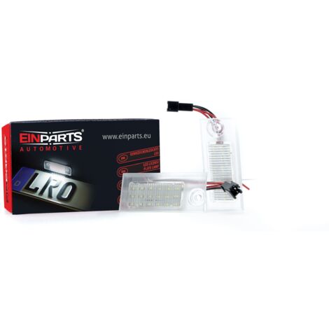 Luces LED para matrícula, 6000 K, blanco frío, 12 V, CANBUS, para Audi A6 C5 (1994-2003) (1/4)