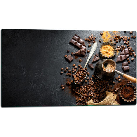 Tabla de cortar de vidrio de 52x30 cm para café (1/5)