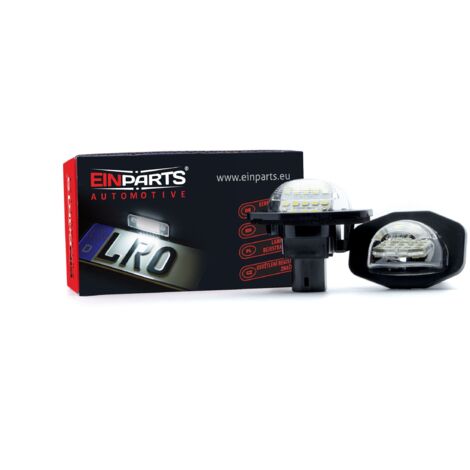 Luces LED para matrícula, 6000 K, blanco frío, 12 V, CANBUS, para Toyota Auris, Alphard II, Corolla, Urban y Sienna. (1/4)