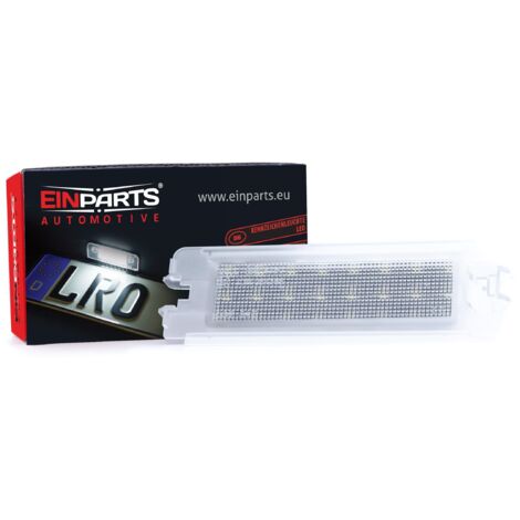 Luz de matrícula LED 6000K blanco frío 12V CANBUS para Dacia Sandero I/II, Dacia Logan II, Renault Sandero, Stepway II (1/5)
