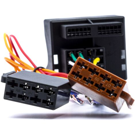 Conector adaptador de radio cubo ISO para Mercedes, Opel