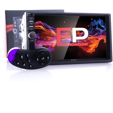Radio de coche 2 DIN con Bluetooth y USB