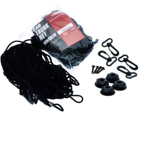 Organizador de Maletero de Coche de Goma Elástica de Doble Malla 90x40 cm (1/5)