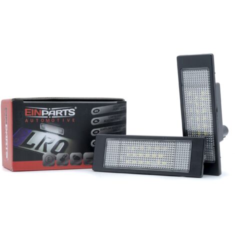 Luces LED para matrícula, 6000 K, blanco frío, 12 V, CANBUS, para Alfa Romeo, Fiat, Mini, BMW y Opel.