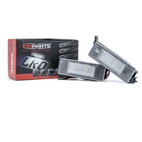 Luces LED para matrícula, 6000 K, blanco frío, 12 V, CANBUS, para Mercedes, Nissan, Citroën, Peugeot y Fiat.