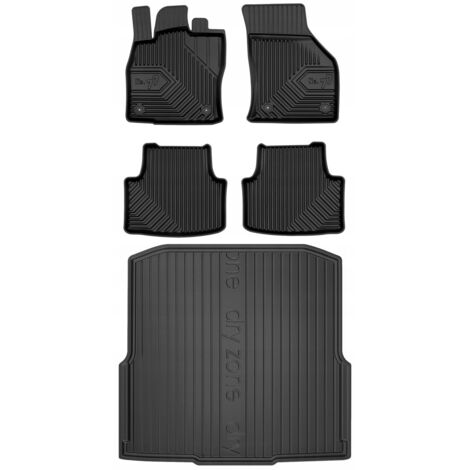SET 77 Alfombrillas y moqueta Skoda Octavia 3 Kombi 2012-2020 bw. (1/5)