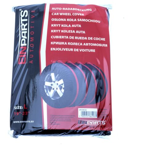 Fundas protectoras para ruedas de coche 16-23" - 4 uds.