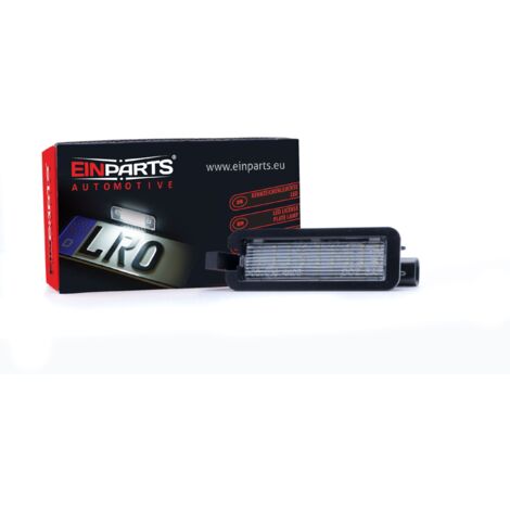 Luz LED para matrícula, 6000 K, blanco frío, 12 V, CANBUS, para Dodge Charger, Challenger y RAM 1500/2500/3500 (1/5)