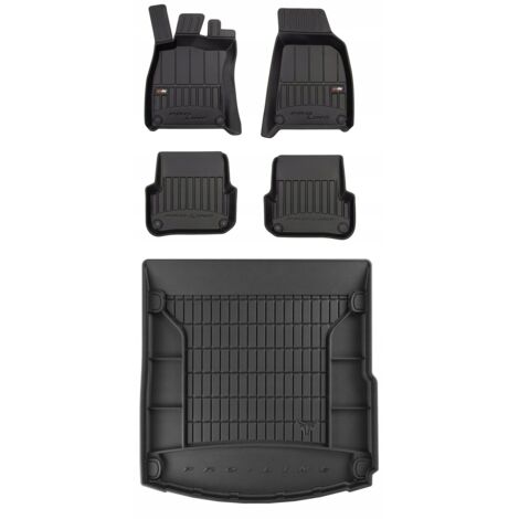 SET 3D Alfombrillas de goma y alfombrilla Audi A6 C6 Sedan 2004-2006 (1/5)