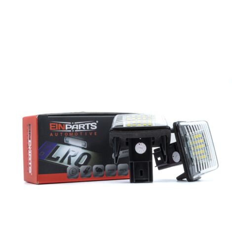 Luces LED para matrícula, 6000 K, blanco frío, 12 V, CANBUS, para Citroën, Peugeot y Toyota. (1/5)