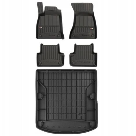 3D SET Alfombrillas de goma y alfombrilla Audi A4 B9 Sedán 2015- (1/5)