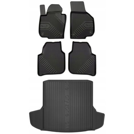 SET 77 Alfombrillas y moqueta Skoda Superb 2 Kombi 2008- zw (1/5)