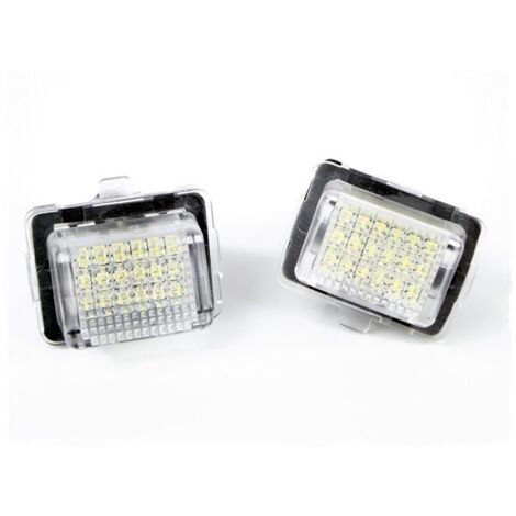 Luces LED para matrícula (6000 K, blanco frío, 12 V, CANBUS) para ...