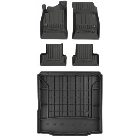 Juego de alfombrillas y tapetes de goma 3D para Chevrolet Cruze 1 Sedán 2008-2016 (1/5)