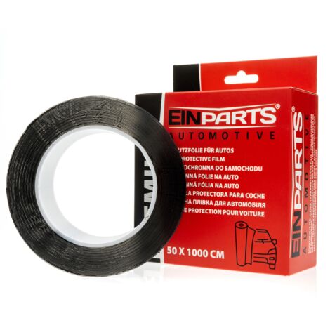 Cinta protectora negra - CARBONO 5cm x 10m - protección duradera del coche contra arañazos (1/5)