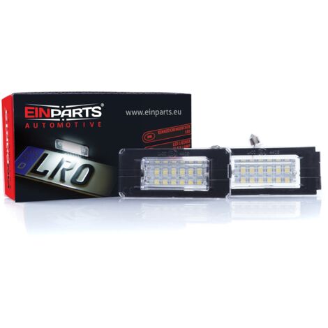 Luces LED para matrícula, 6000 K, blanco frío, 12 V, CANBUS, para MINI R52, R55, R55N, R56, R57, R57N, R58, R59