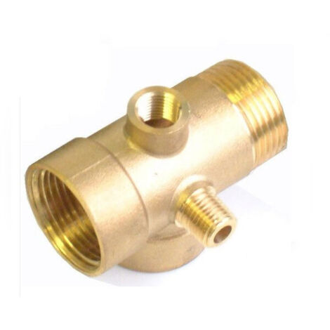 Conector de 5 vías 1"x1/4" para tanques de presión