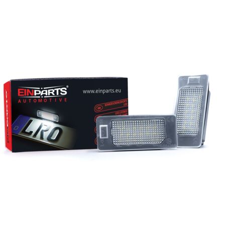 Luces LED para matrícula de BMW, 6000 K, blanco frío, 12 V, CANBUS