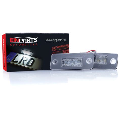 Luces LED para matrícula, 6000 K, blanco frío, 12 V, CANBUS, para Audi A8 D3 (2002-2009) (1/4)