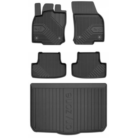 SET 77 Alfombrillas de goma y mat AUDI Q2 desde 2016 en adelante (1/5)