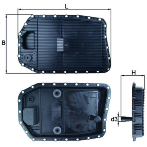Filtro de caja de cambios HX154 Knecht (1/2)