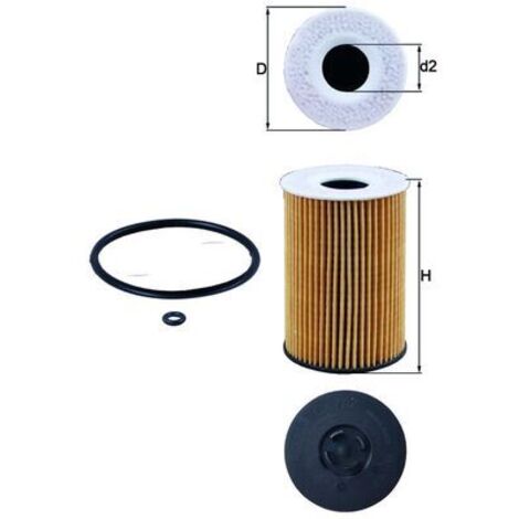 Filtro de aceite OX787D Knecht (1/2)